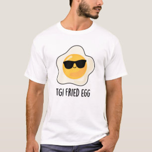 Camiseta TGI Huevo frito Divertido Bollo de Comida