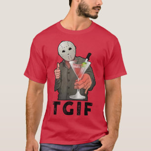 Camiseta TGIF Funny Halloween Season Costume With Spooky Vi