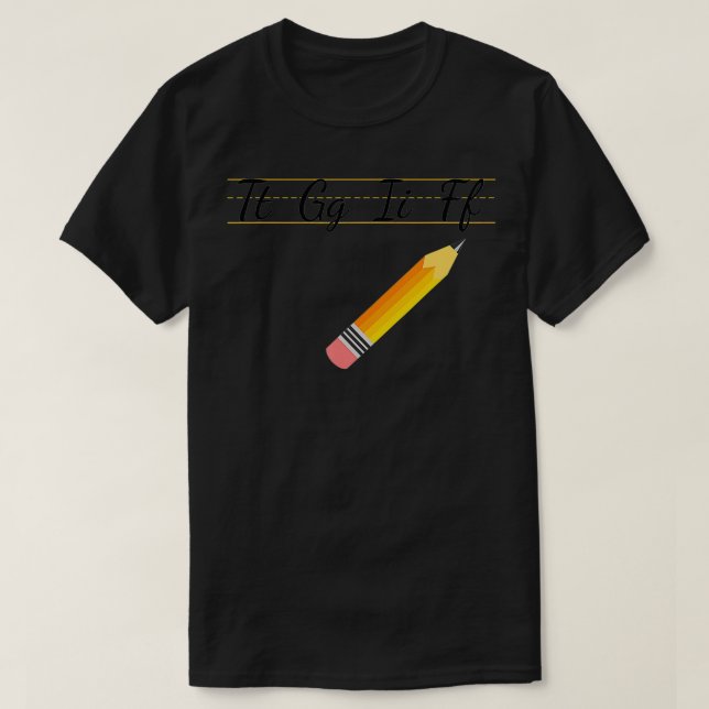Camiseta TGIF Tt Gg Ii Ff Graciosos Estudiantes Profesores  (Diseño del anverso)
