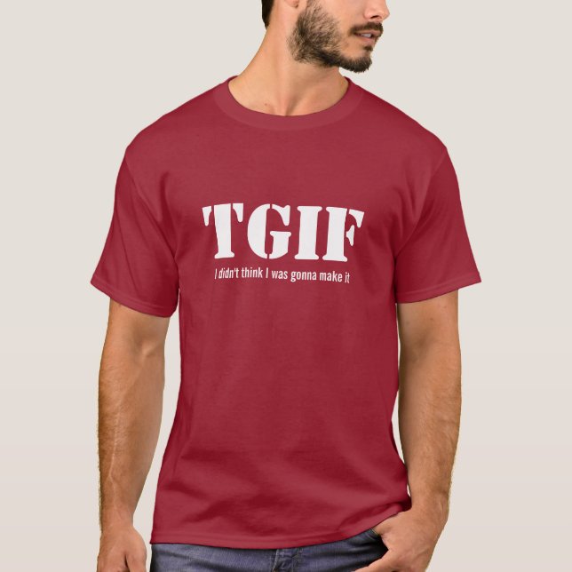 Camiseta TGIF Viernes Casual T-Shirt (Anverso)
