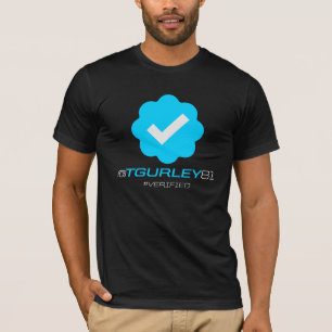 Camiseta @TGurley81 - Verificado - negro