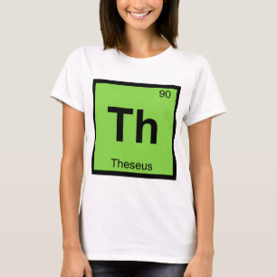 Camiseta Th - Teseo Tabla Periódica Griega Química