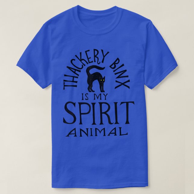 Camiseta Thackery Bin es mi animal espiritual Gato Kitten H (Diseño del anverso)