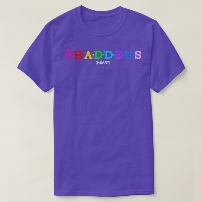 Camiseta Thaddeus Heart 1 (Diseño del anverso)