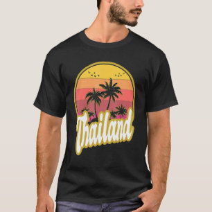 Camiseta Thai Beach Retro Sunset