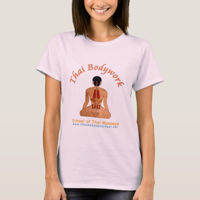 Camiseta thai bodywork mujeres de manga larga (Anverso)