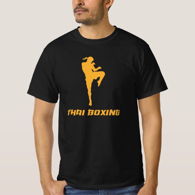 Camiseta Thai Boxing Knee Strike Fighter (Anverso)