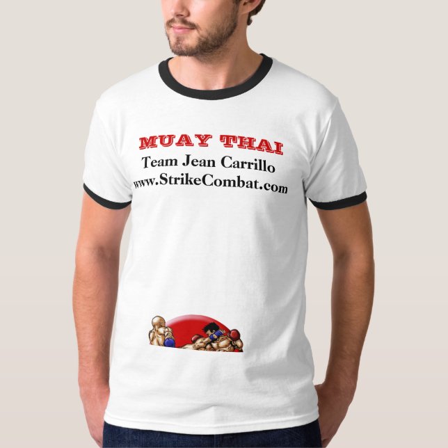Camiseta thai_kick_logo, equipo Jean Carrillowww.StrikeCom… (Anverso)