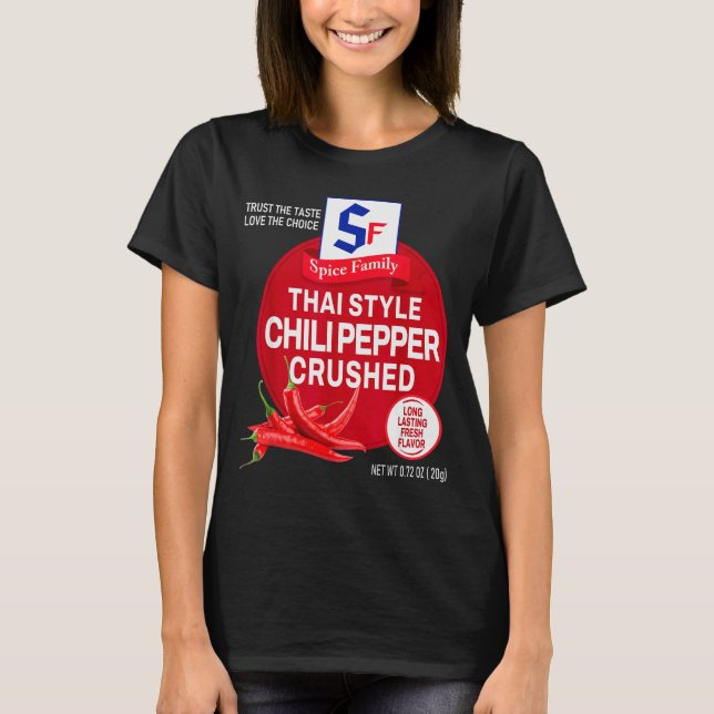 Camiseta Thai Style Chili Pepper Crushed Halloween Sce Cost (Anverso)