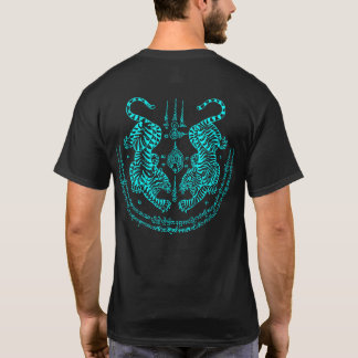 Camiseta Thai Tattoo Designs Tiger " Yant Suea Koo " Sky
