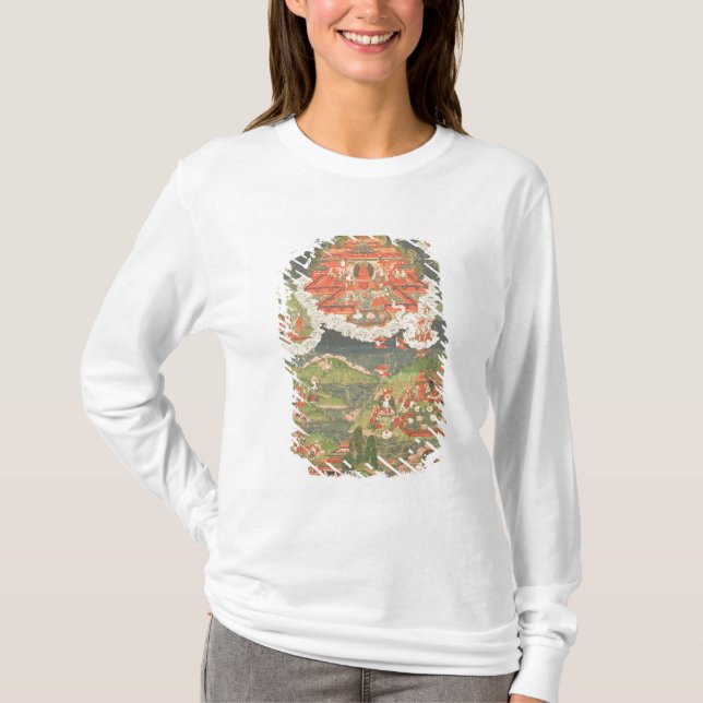 Camiseta Thangka del paraíso de Amitabha (Anverso)