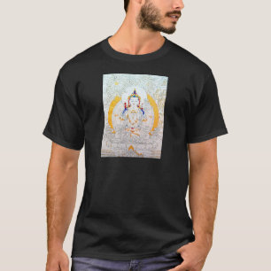 CAMISETA THANGKA QUE PINTA EL ARTE DE TÍBET