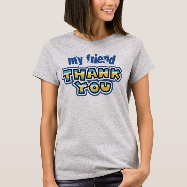 Camiseta Thank you clipart (Anverso)