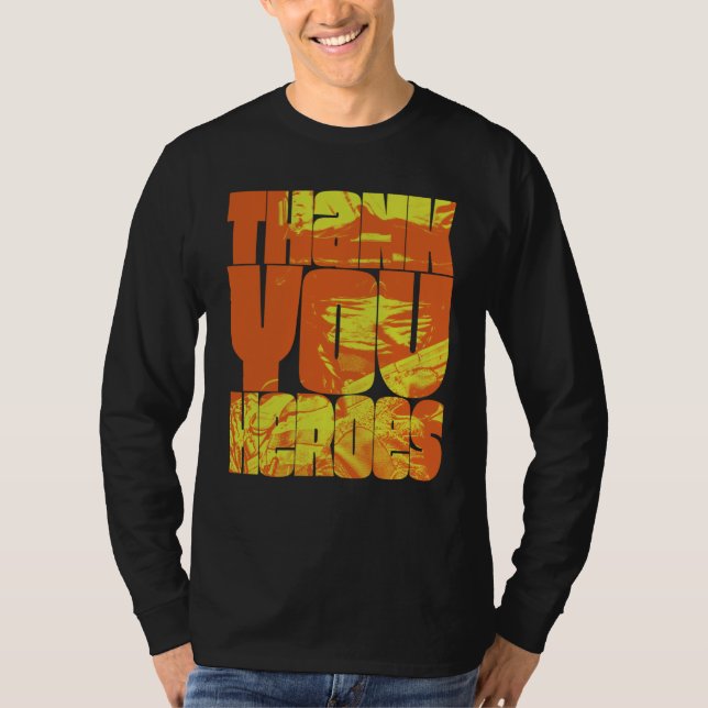 Camiseta Thank You Heroes  22 (Anverso)
