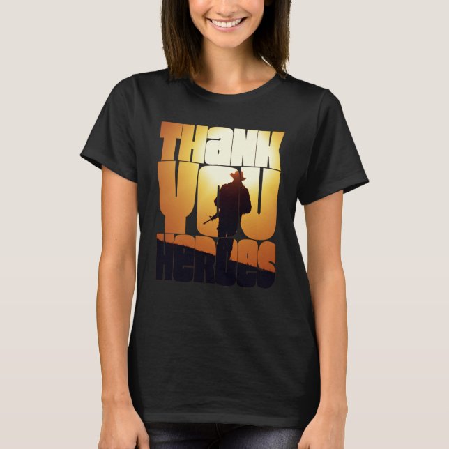 Camiseta Thank You Heroes  6 (Anverso)