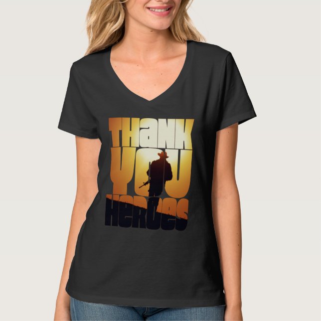 Camiseta Thank You Heroes  6 (Anverso)
