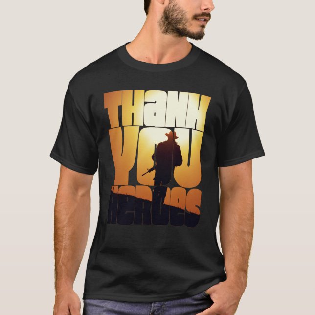 Camiseta Thank You Heroes  6 (Anverso)