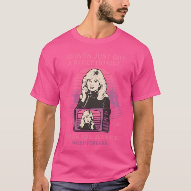 CAMISETA THANK YOU, JENNIFER. WKRP FOREVER. (Anverso)