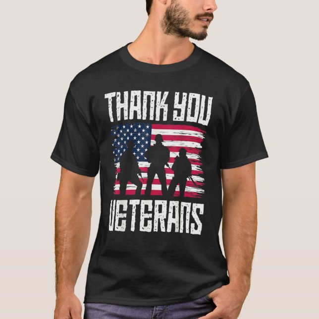 Camiseta Thank you Veterans  Veterans Day 2022 (Anverso)