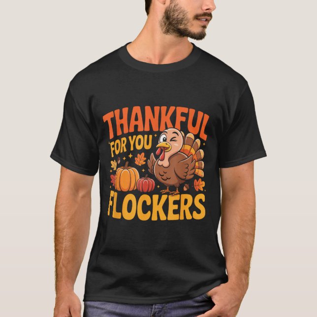 Camiseta Thankful For You Flockers  (Anverso)