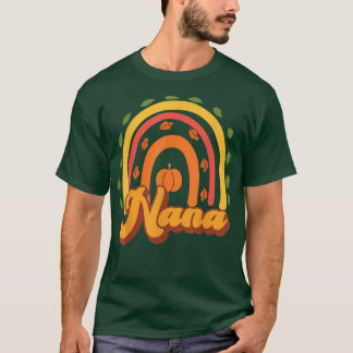 Camiseta Thankful Grateful Blessed Nana Fall Autumn Hallowe