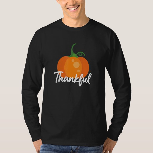Camiseta Thankful  Turkey Thanksgiving Day (Anverso)