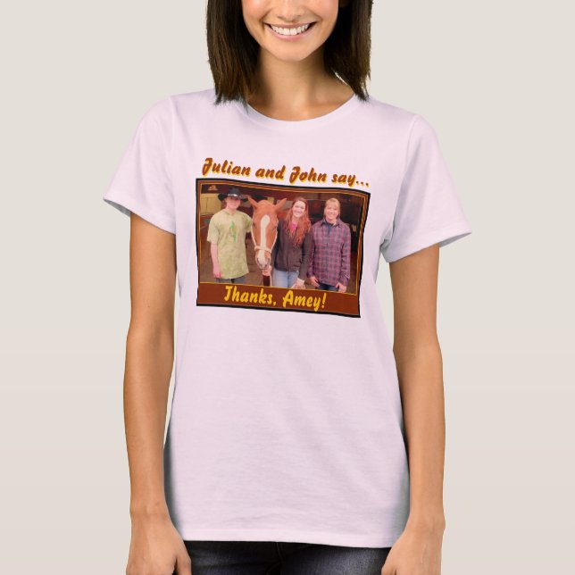 Camiseta Thanks, Amey! (Anverso)