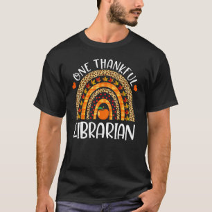 Camiseta Thanksgiv, bibliotecario del arco iris agradecido