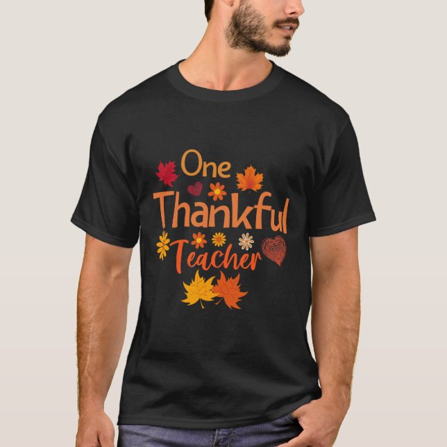 Camiseta Thanksgivi, Profesora De Agradecimientos Por Las M (Anverso)