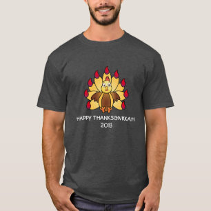 CAMISETA THANKSGIVIKKAH FELIZ