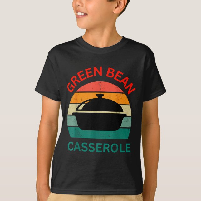 Camiseta Thanksgiving Christmas Funny Green Bean Cerole Des (Anverso)