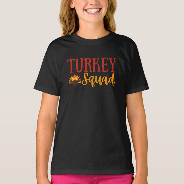Camiseta Thanksgiving del Escuadrón de Turquía (Anverso)