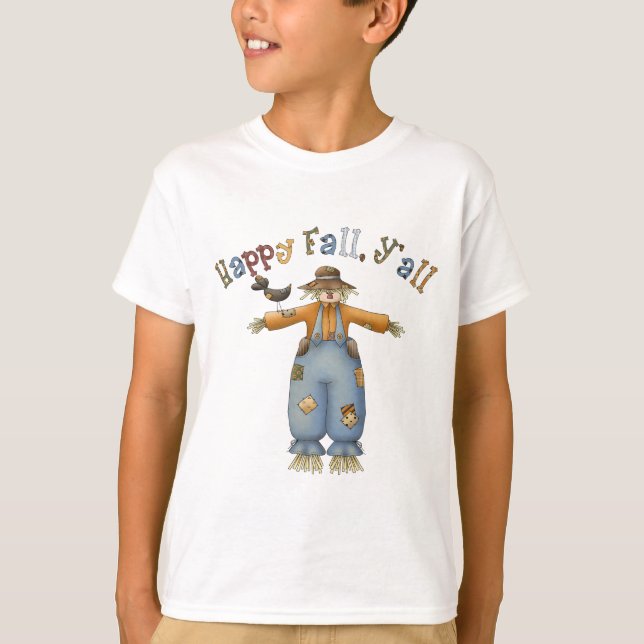 Camiseta Thanksgiving Happy Fall T-Shirt (Anverso)