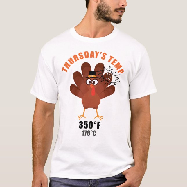 Camiseta Thanksgiving Humor Funny Turkey Joke (Anverso)