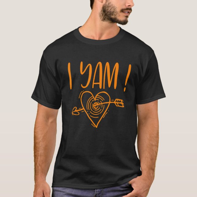 Camiseta Thanksgiving Matching Couple She's My Sweet Potato (Anverso)
