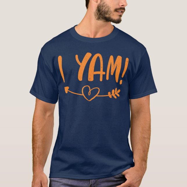 Camiseta Thanksgiving Shes My Sweet Potato I Yam Set (Anverso)