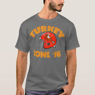 Camiseta Thanksgiving  Turkey Bowl 2016 Football 