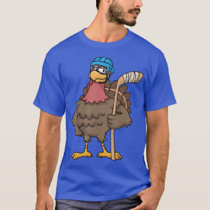 Camiseta Thanksgiving Turkey Ice Hockey Helmet Pumpkin Puc