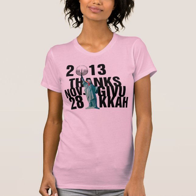 Camiseta Thanksgivukkah (Anverso)