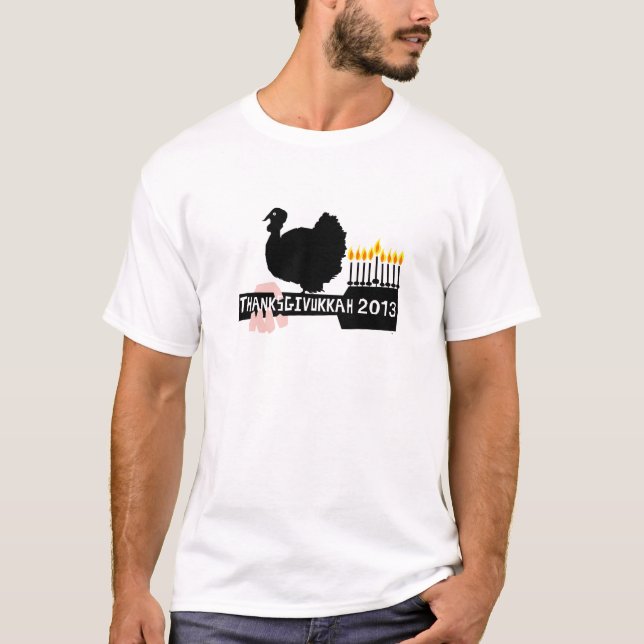 Camiseta thanksgivukkah 2013 (Anverso)