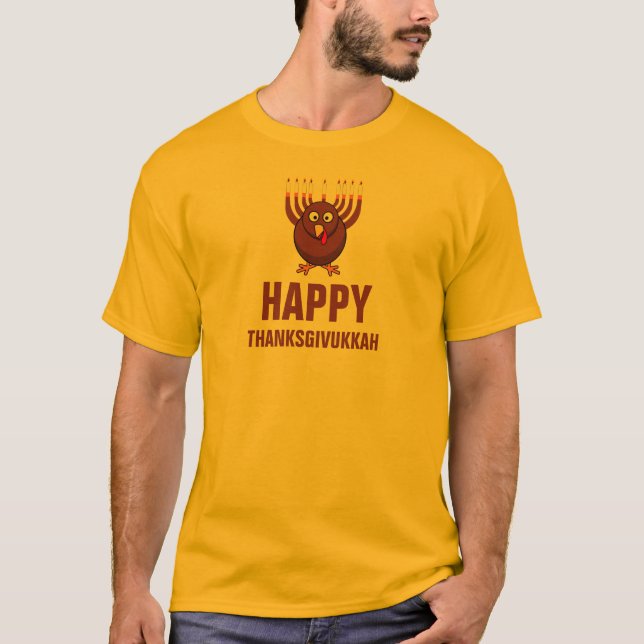 Camiseta Thanksgivukkah feliz 2013 (Anverso)