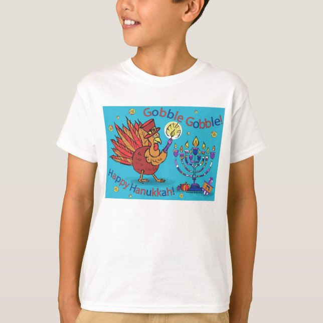Camiseta Thanksgivukkah-T (Anverso)