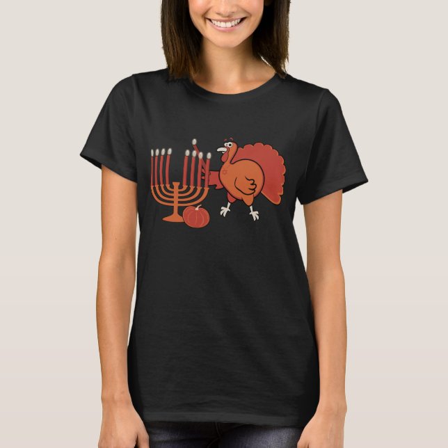 Camiseta Thanksgivukkah Turquía (Anverso)