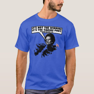 Camiseta Thatcher divertida Malvinas