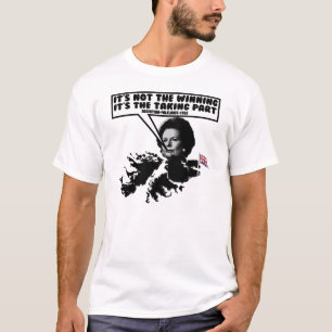 Camiseta Thatcher divertida Malvinas