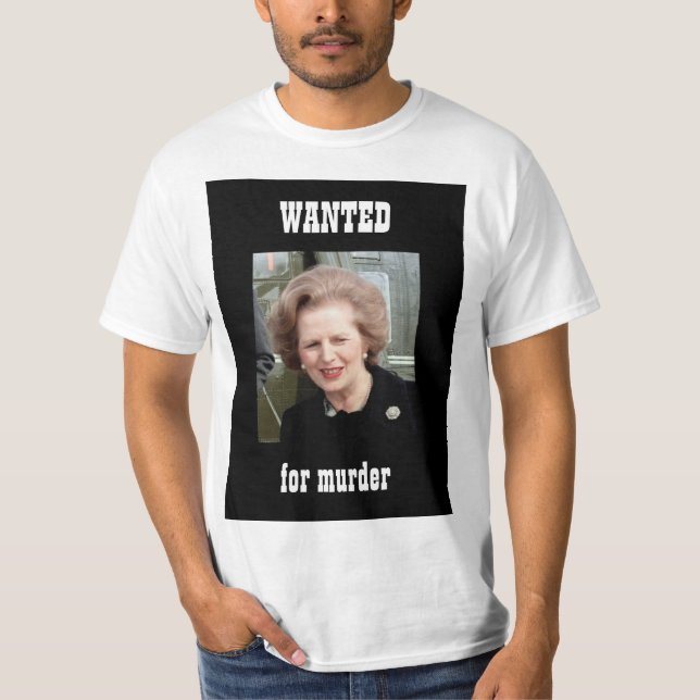 Camiseta Thatcher QUERÍA poster (Anverso)