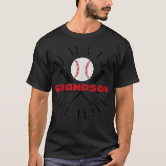 Camiseta That's My Grandson Out There Baseball For Grandma 