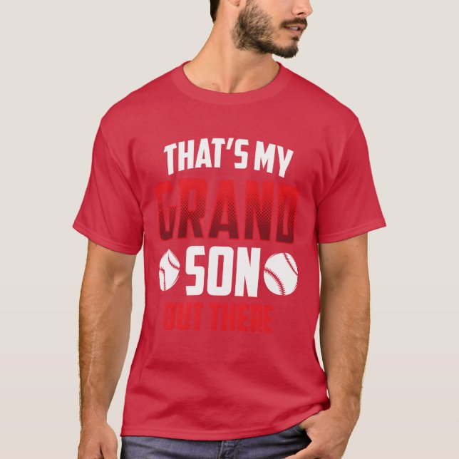 Camiseta Thats My Grandson Outhere Baseball Hobby Sports re (Anverso)