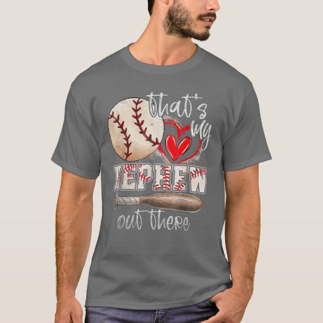 Camiseta Thats My Nephew Outhere Baseball Aunt Auntie Mothe (Anverso)