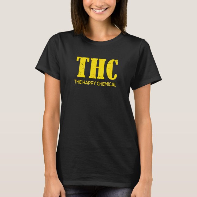 Camiseta THC  El Químico Feliz (Anverso)